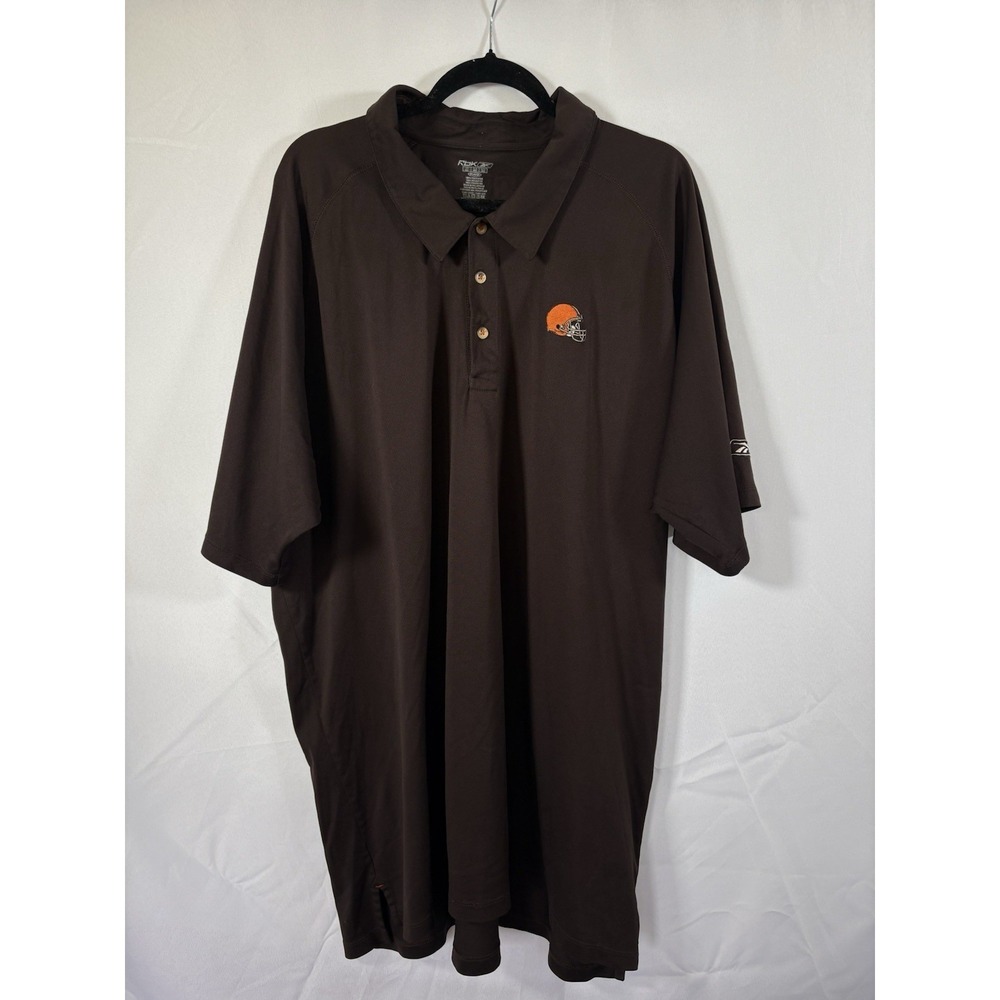 Reebok polo shirt size 4xl cleveland browns short sleeves